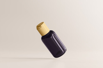 UV Ultra Violet Glass Cosmetic Bottle