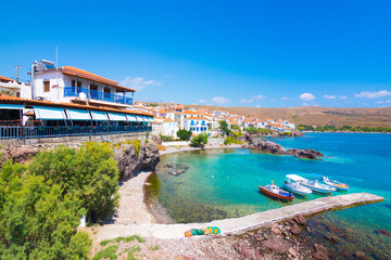 Fototapeta premium Picturesque village of Sigri, Lesvos island, Greece.