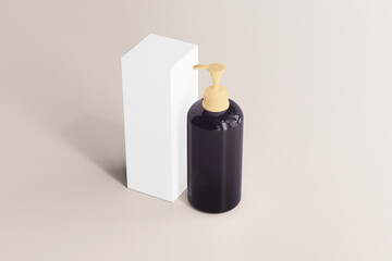 UV Ultra Violet Glass Cosmetic Bottle