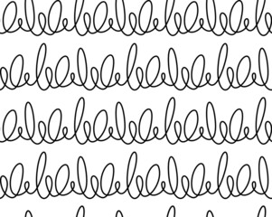 Seamless scribble pattern, handwriting print.