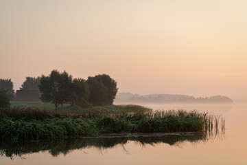 Dawn on the river