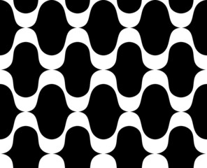 Seamless geometric pattern, retro print.