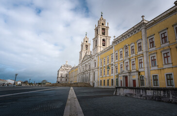 Fototapeta na wymiar Palace of Mafra (Palace-Convent of Mafra) - Mafra, Portugal