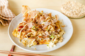 オートミールのお好み焼き