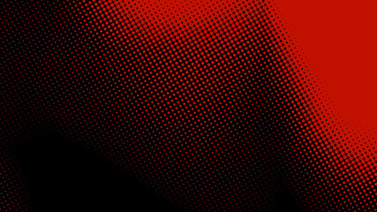 Dots halftone red black color pattern gradient texture  background.