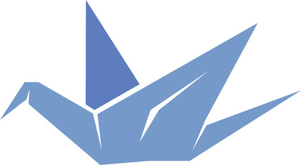 鶴アイコンイラスト