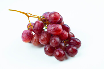 Fototapeta premium Pink grapes on the vine