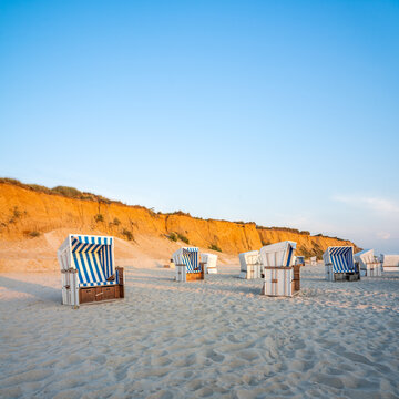 "Rotes Kliff" (red cliff) near Kampen, Sylt, Schleswig-Holstein, Germany