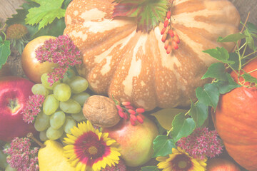Abstract background for Thanksgiving Day or harvest festival.
