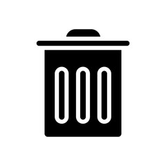 Trash bin icon