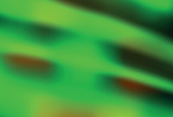 Light Green, Yellow vector glossy abstract background.