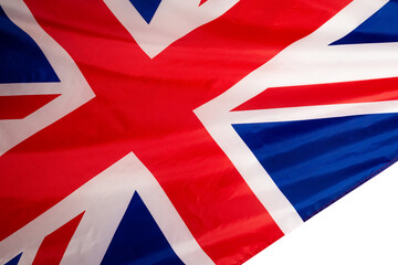 Great britain flag as a background.