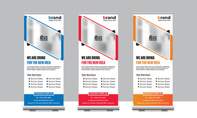 Template-of-Marketing-roll-up-banner-design-vector-file