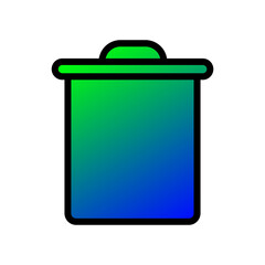 Trash bin icon