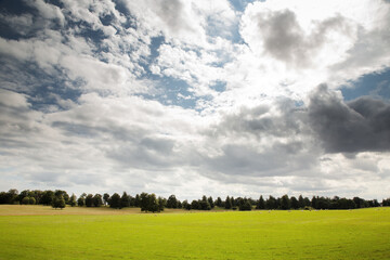 Landscape image around Stowe Garden in  Buckinghamshire England