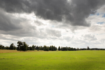Fototapeta premium Landscape image around Stowe Garden in Buckinghamshire England