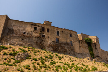 Fototapeta na wymiar Basilicata - Tricarico, sito storico dell'Antica torre Normanna
