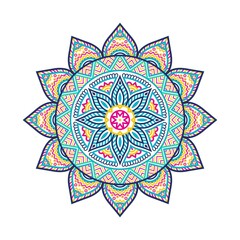 Luxury Colorful mandala background Design, Arabic Islamic east style. Ramadan Style Decorative mandala. Mandala for print