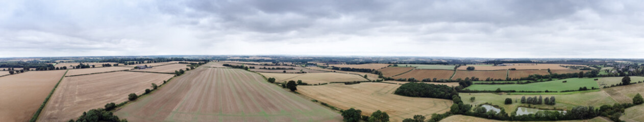 Panoramic image of Buckinghamshire countryside