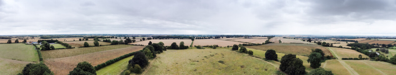 Panoramic image of Buckinghamshire countryside