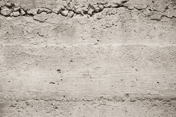 The texture of old concrete, walls. Weather-worn surface