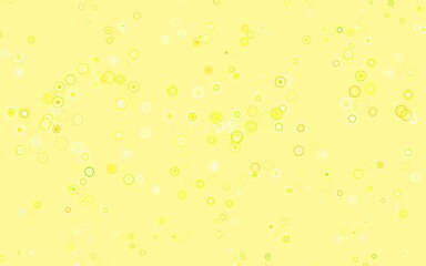 Light Green, Red vector backdrop with dots.