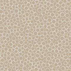 Seamless print of circles , circuit . Hand Drawn. minimalist doodle Vector abstract illustration texture beige background. for fabric, poster, cards. figures