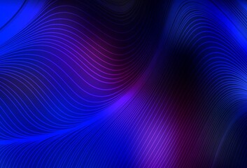 Dark Pink, Blue vector background with straight lines.