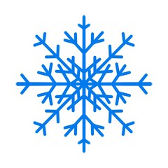 snowflake on white background