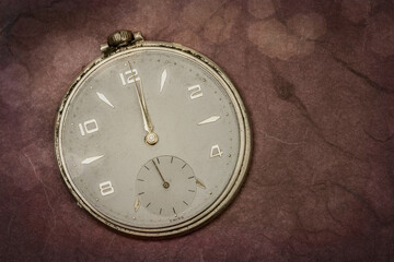 Old Broken Pocket Watch Missing its Glass Found on the ground