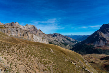 Mountain view in Ecrins national park, France, Europe