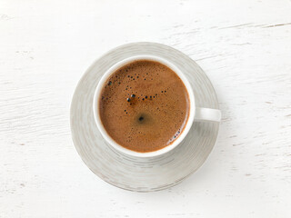 cup of turkish coffee on the table