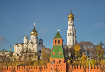 Fototapeta na wymiar View of Moscow Kremlin. Russia