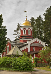 Fototapeta na wymiar Church of Panteleimon Healer in Dubna. Russia