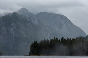 mist over the mountains
