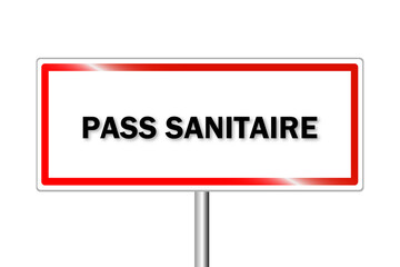 panneau pass sanitaire