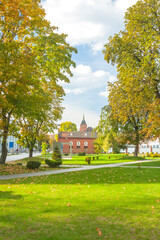 Fototapeta premium Poland, Silesia, Gliwice, Technical University Campus