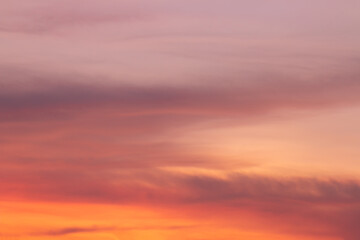 beautiful colorful sky and cloud in twilight time background