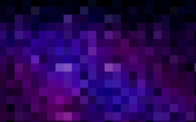 Dark Pink, Blue vector blurry rectangular background. Geometric background in square style with gradient. The pattern can be used for brand-new background.