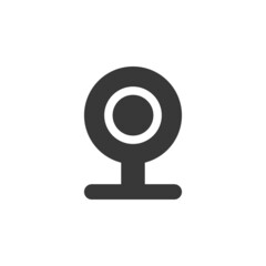 Webcam icon in computer technology set