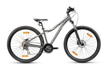 Mountain bike with 27.5 inches wheels and a low frame special for women.