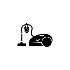A vacuum cleaner, discount icon in discount set