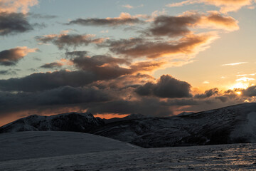 Sunset in the Highlands