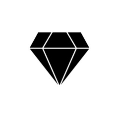 Diamond icon in gambling set