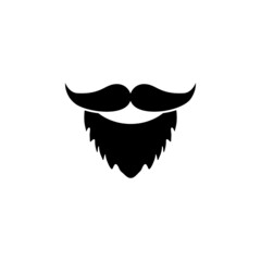 mustache and beard icon in Irish set