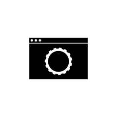 browser, gear icon in IT set