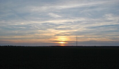 Naklejka premium sunset