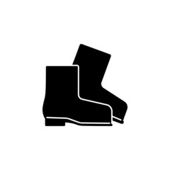 Rubber boots icon in Safety set