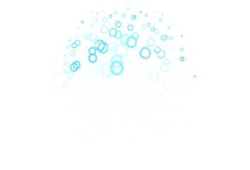 Light BLUE vector background with spots.