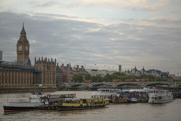 Fototapeta premium Big ben, river Thames.